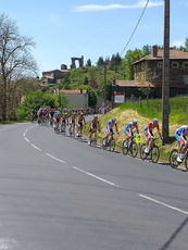2021 06 01 Critérium du Dauphiné : à la sortie d'Allègre en direction de Monlet