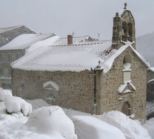 Chapelle Notre Dame de l'Oratoire sous la neige