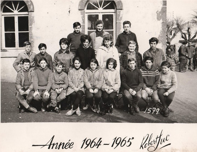 110-1964-1965 Classe de 4ème  au collège