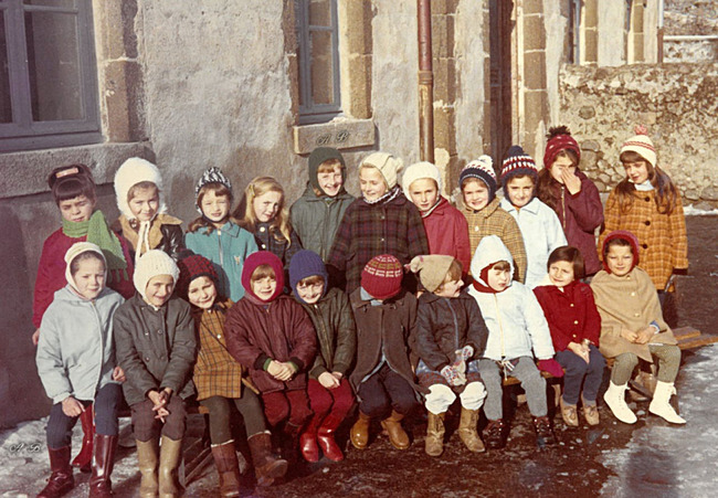 185 1970 A l'école publique en 1970