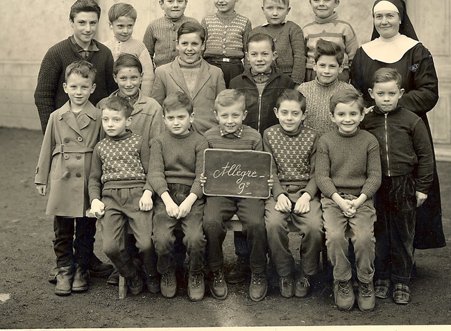 3- A l'école Saint Martin en 1959