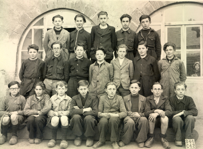 68 - Une classe de l'école publique en 1948