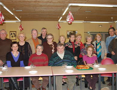 24 janvier 2010 : les visiteuses d'hôpitaux avaient invité les élus et les familles pour la brioche des rois à la maison de retraite 